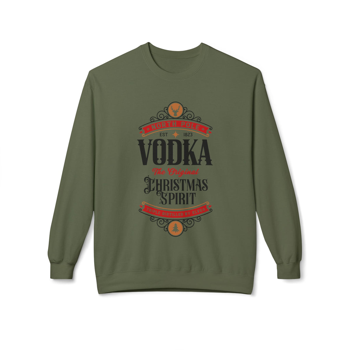 North Pole Vodka — Made by Elves: The Original Christmas Spirit Sweatshirt