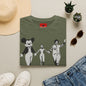 Banksy Graphic T-Shirt — Retro Satirical Parade Design