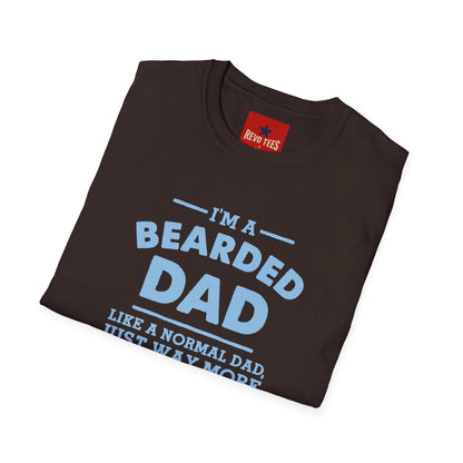 Bearded Dad T‑Shirt — "I'm a Bearded Dad" Funny Father's Day Tee