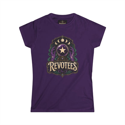 Revotees Mystic Star Women's Tee — Celestial Astrology Graphic Shirt