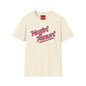 Revotees Nozin Aroun Retro Pink Script Casual T-Shirt - alternate view 6