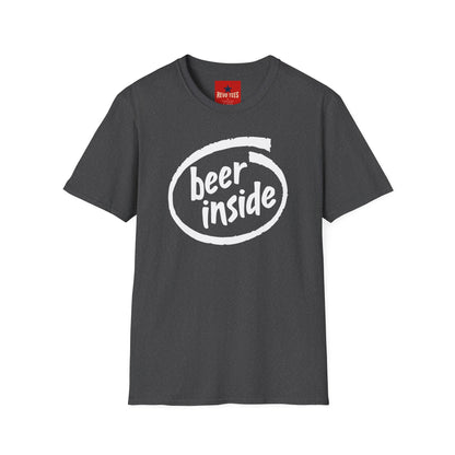 Beer Inside T-Shirt — Funny Craft Beer Logo Tee for Beer Lovers