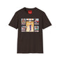 The Big Lebowski Bowling Grid T-Shirt – "Over the Line" Retro Gamer Design