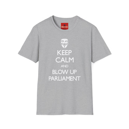 Keep Calm and Blow Up Parliament T-Shirt