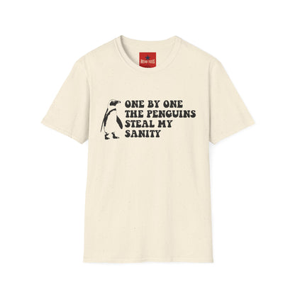 Penguins Steal My Sanity - Unisex Softstyle T-Shirt