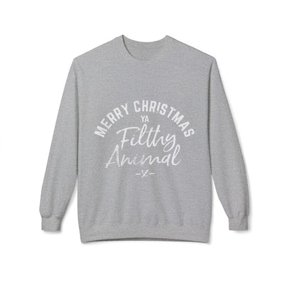 Merry Christmas Ya Filthy Animal Crewneck Sweatshirt