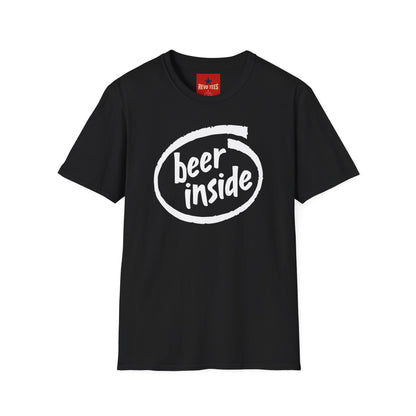 Beer Inside T-Shirt — Funny Craft Beer Logo Tee for Beer Lovers