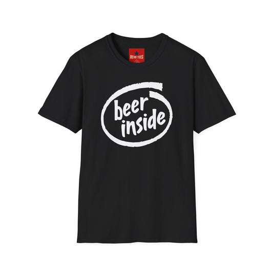 Beer Inside T-Shirt — Funny Craft Beer Logo Tee for Beer Lovers