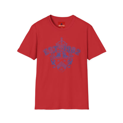 EST. 1982 Crest T‑Shirt — Vintage Heraldic Graphic Tee