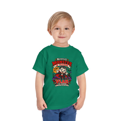 REVOTEES Toddler Monster In Training Tee — 'Vlad the Vampire' Halloween Kids Shirt