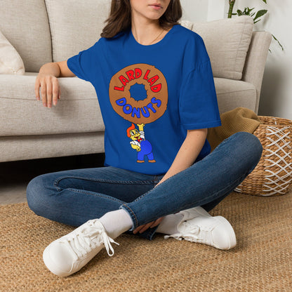 Donut Vintage Logo T‑Shirt — "Lard Lad Donuts" Cartoon Tee