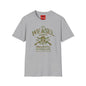 Weasel Hammer Skull Camo T-Shirt — Jack Weasel Armaments & Information Graphic Tee