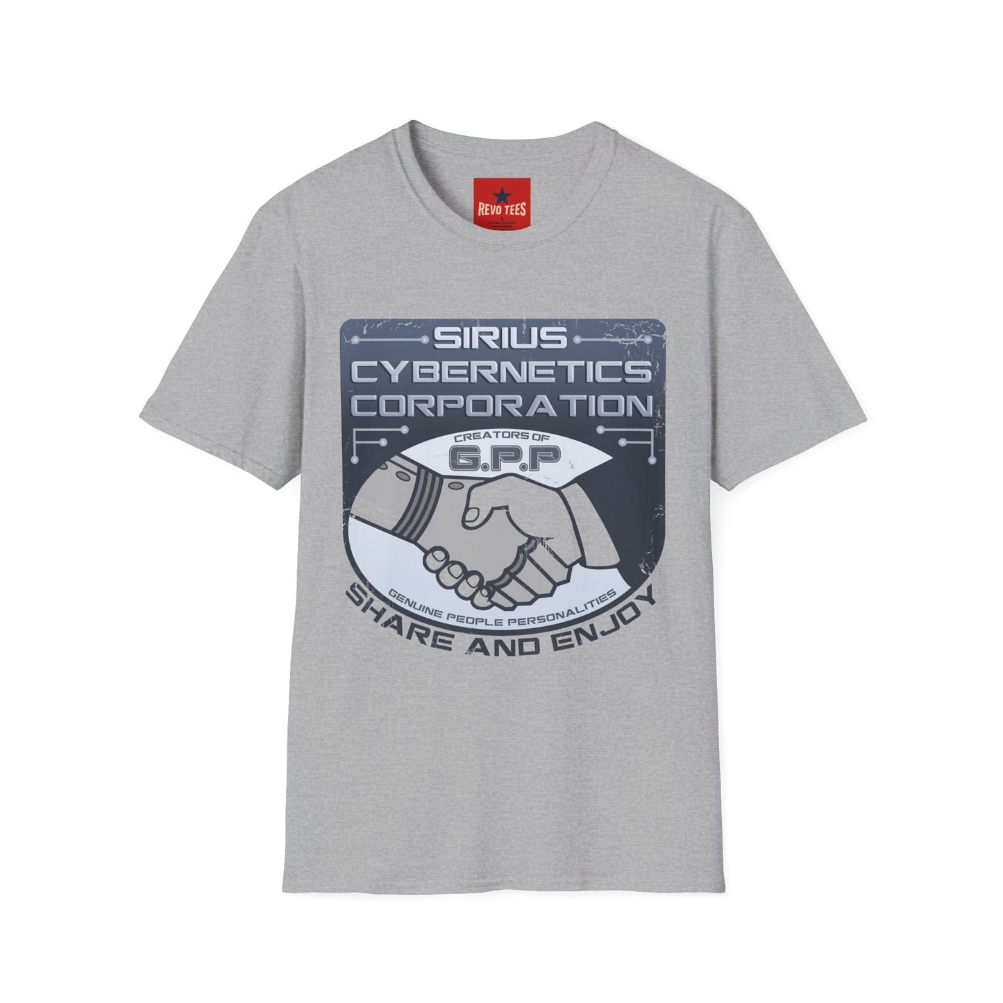 Cybernetic Corporation T‑Shirt — "Sirius Cybernetics Corporation" Retro Sci‑Fi Tee