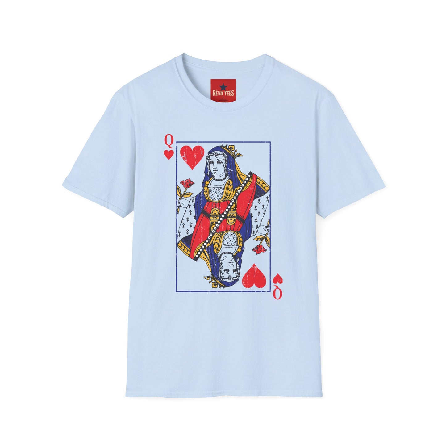 Queen of Hearts T-Shirt — Playing Card Graphic Tee
