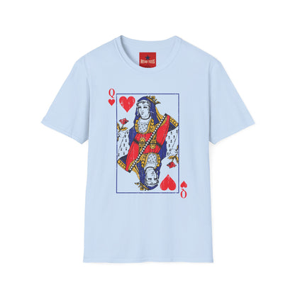 Queen of Hearts T-Shirt — Playing Card Graphic Tee
