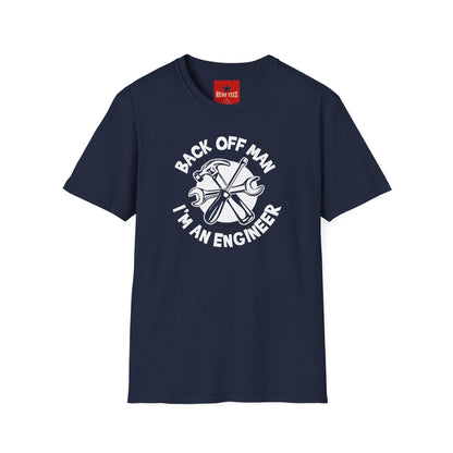 Engineer T-Shirt — "Back Off Man I'm An Engineer" Mechanical Tools Tee