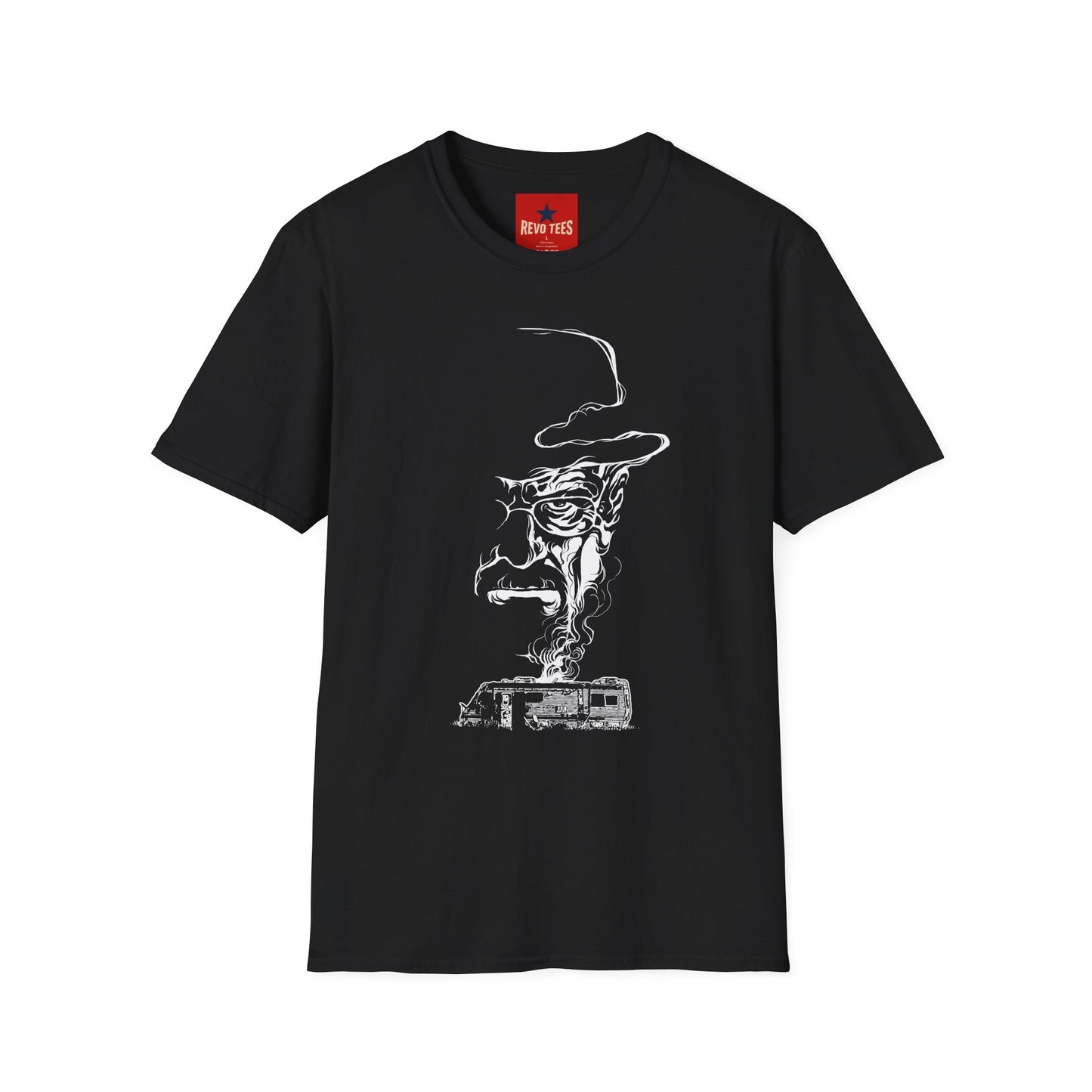 Mystic Skull & Top Hat T-Shirt — Gothic Smoke Witchcraft Tee