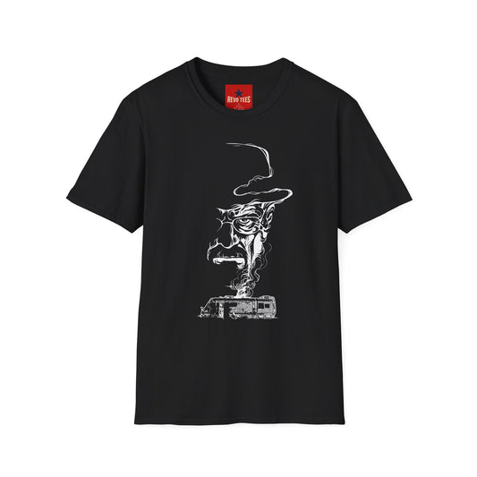 Mystic Skull & Top Hat T-Shirt — Gothic Smoke Witchcraft Tee