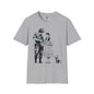 Revotees Banksy Police Officer and Girl Stencil Art Banksy Style T-Shirt