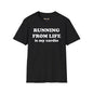 Revotees Running From Life Unisex Softstyle T-Shirt - alternate view 9