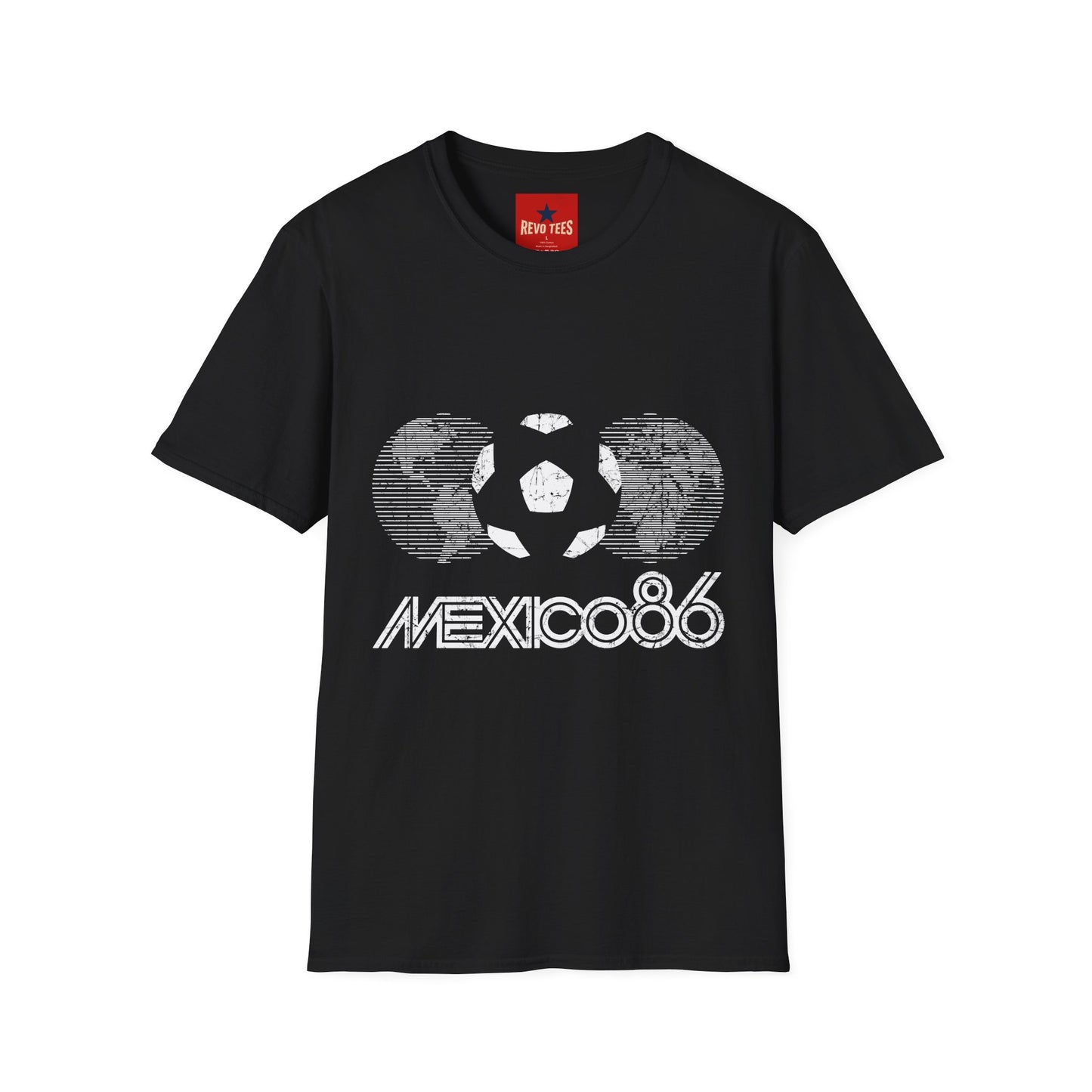 World Cup 2026 Mexico 86 Soccer Azteca Retro T-Shirt — Vintage World Cup Football Tee