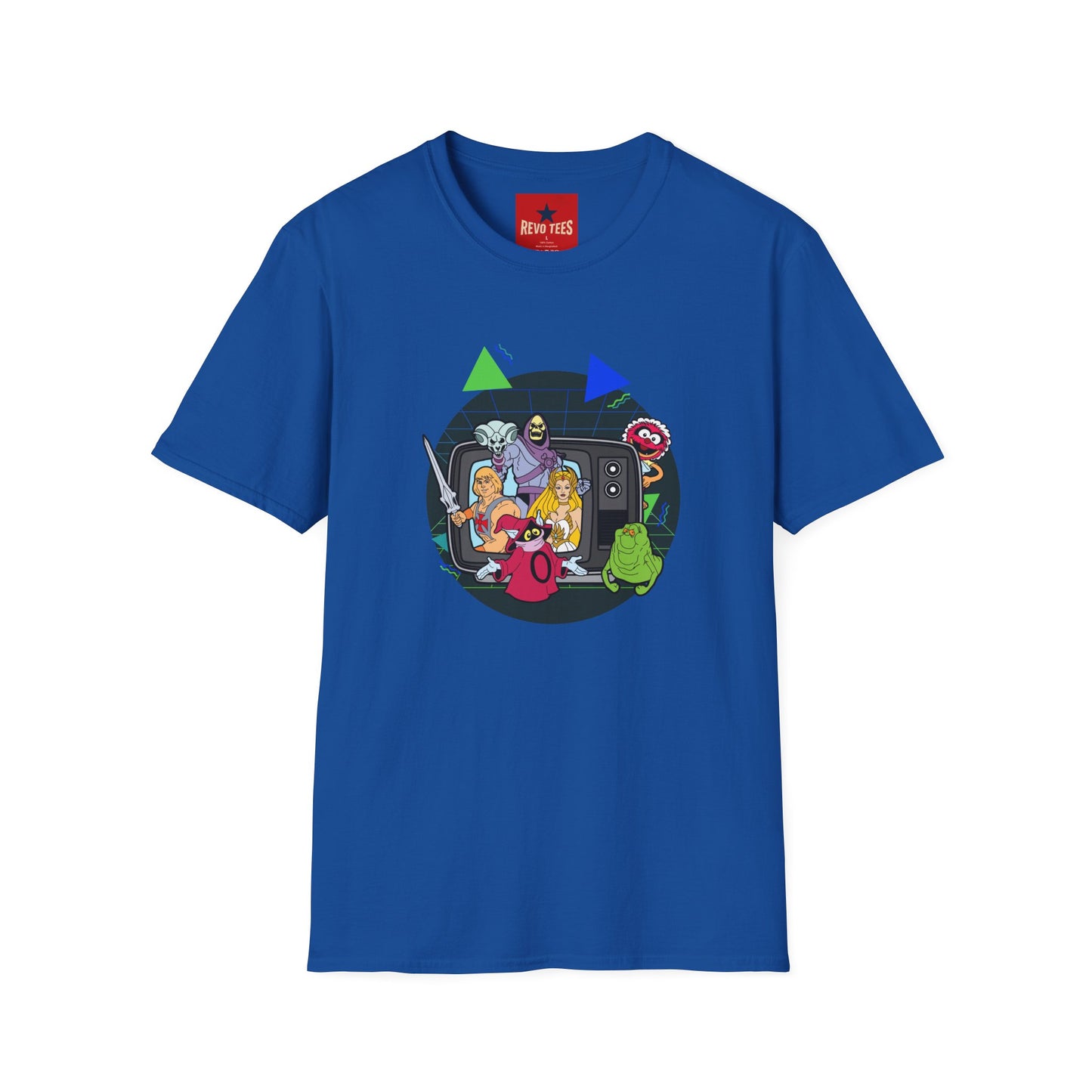 Retro Cartoon Monster Crew T-Shirt — 80s TV Horror Parody Graphic Tee