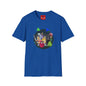 Retro Cartoon Monster Crew T-Shirt — 80s TV Horror Parody Graphic Tee