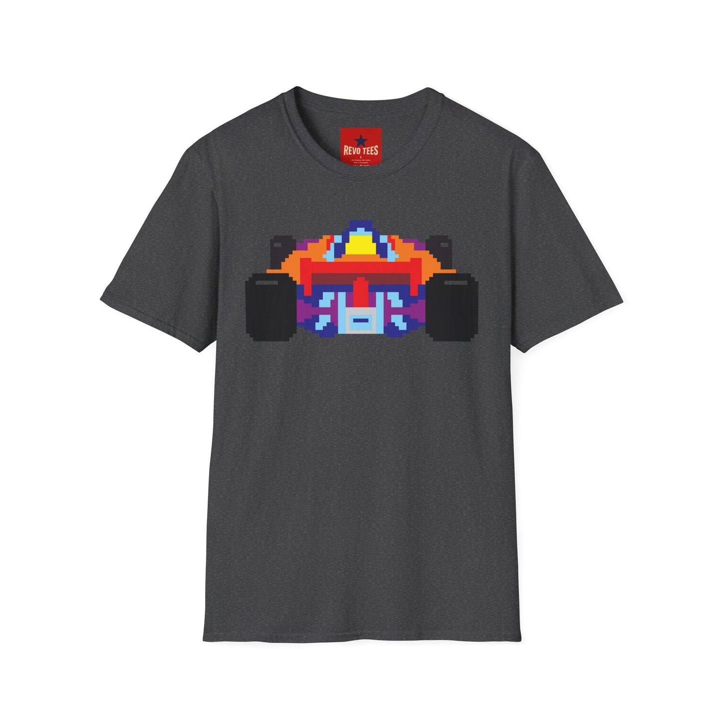 Pixel Race Car T-Shirt — Retro 8-Bit Racing Graphic Tee