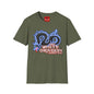 White Dragon Graphic T-Shirt — Neon Snake Logo "The White Dragon"