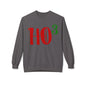 Christmas HO — Festive Red & Green Holiday Crewneck Sweatshirt