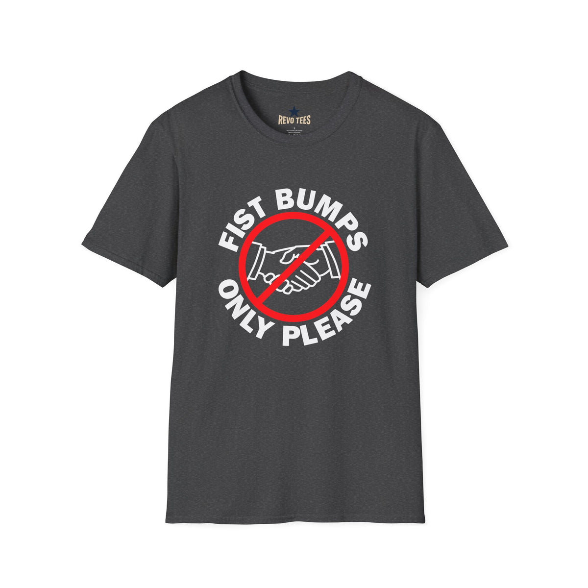 Revotees Fist Bumps Only Please Graphic T-Shirt - alternate view 5
