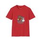 Cute Plush Creature T-Shirt — “Shoulder You Ever Need Us” Cartoon Group Tee