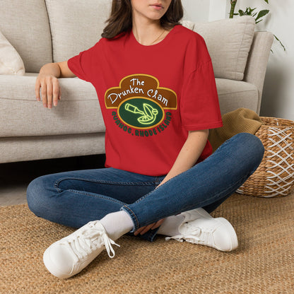 T-Shirt — The Drunken Clam Providence RI Vintage Neon Bar Logo