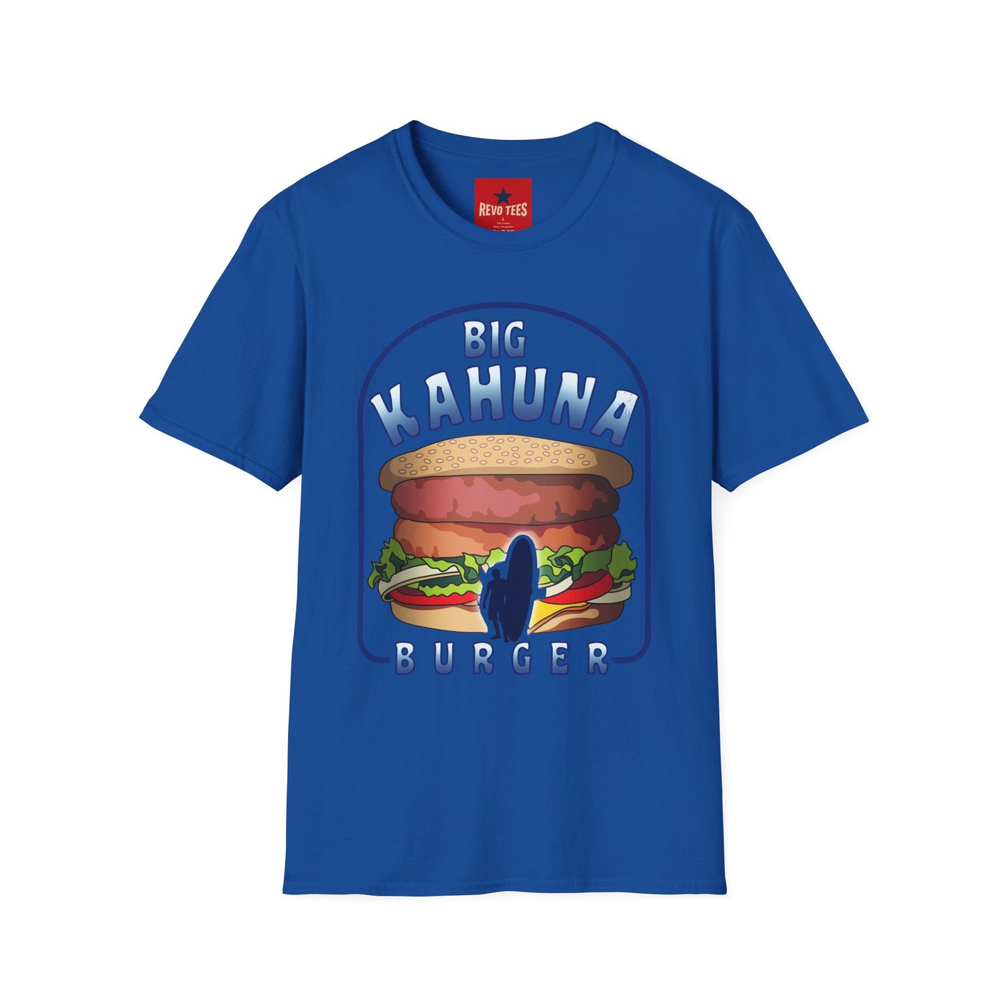 Big Kahuna Burger T-Shirt — Retro Surf-Inspired Burger Graphic Tee