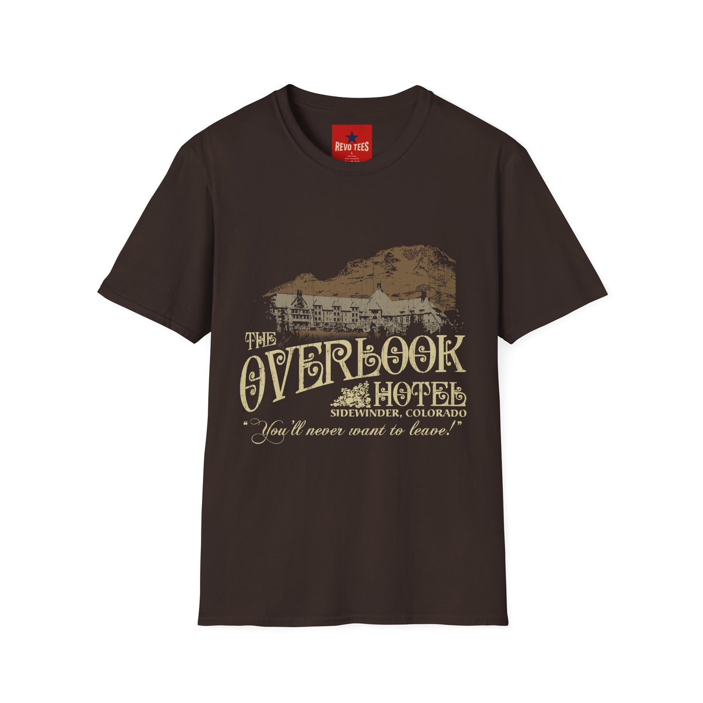 Overlook Hotel Vintage T-Shirt — Retro Shining-Inspired Mountain Lodge Tee