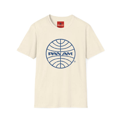 Pan Am Retro Logo T-Shirt — Vintage Airline Travel Tee