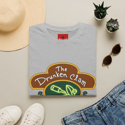 T-Shirt — The Drunken Clam Providence RI Vintage Neon Bar Logo
