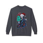 Christmas Reaper — 'Closed' Tombstone Holiday Horror Design Crewneck Sweatshirt