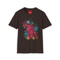 Retro Space Pilot T-Shirt — Watercolor Sci‑Fi Illustration