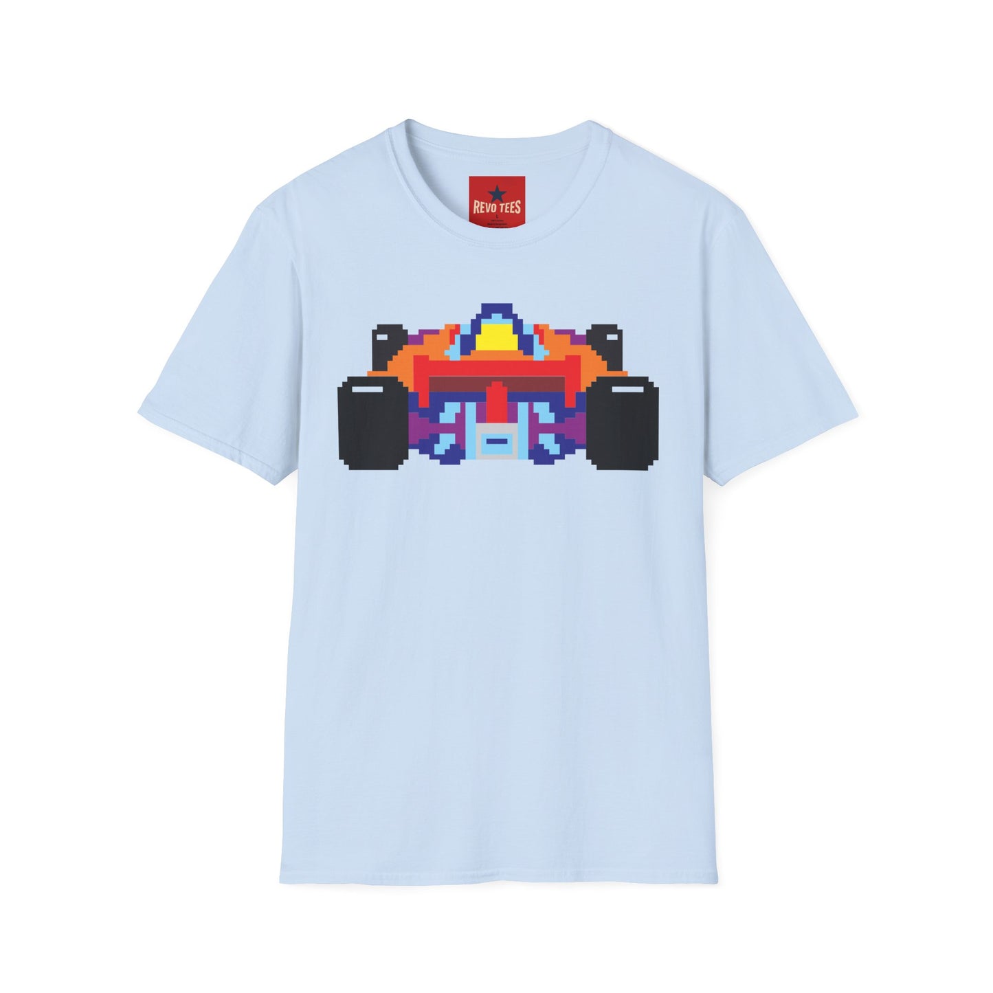 Pixel Race Car T-Shirt — Retro 8-Bit Racing Graphic Tee