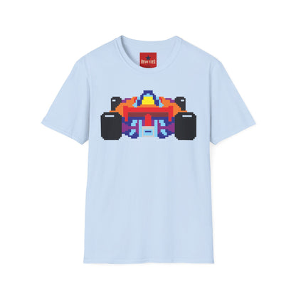 Pixel Race Car T-Shirt — Retro 8-Bit Racing Graphic Tee