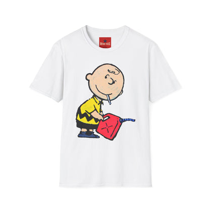 Banksy Novelty Cartoon Graphic T-Shirt — Naughty Charlie