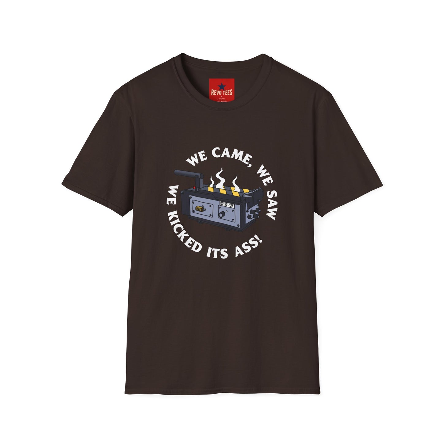 T‑Shirt — “We Came, We Saw, We Kicked Its Ass” Grill/BBQ Crew Tee