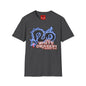 White Dragon Graphic T-Shirt — Neon Snake Logo "The White Dragon"