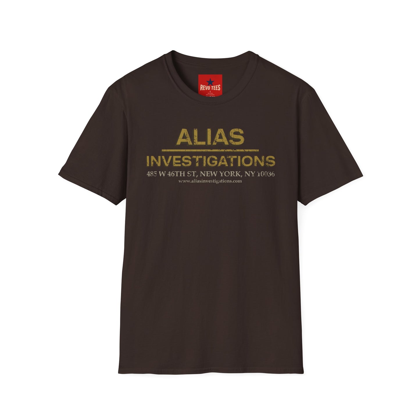 Alias Investigations T-Shirt — Detective Agency Graphic Tee