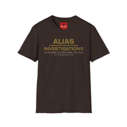 Alias Investigations T-Shirt — Detective Agency Graphic Tee