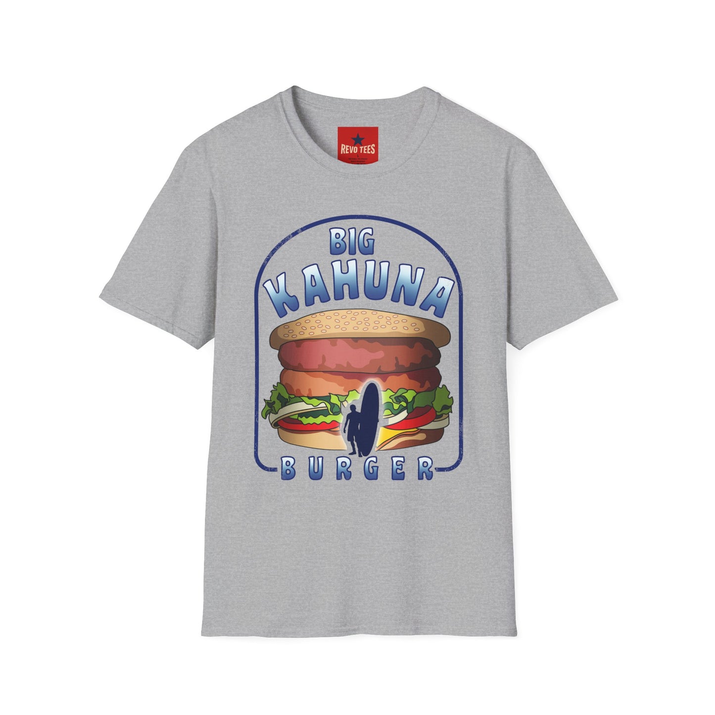Big Kahuna Burger T-Shirt — Retro Surf-Inspired Burger Graphic Tee