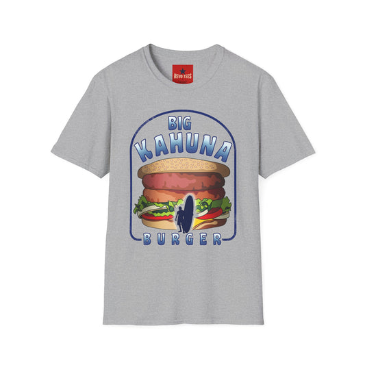 Big Kahuna Burger T-Shirt — Retro Surf-Inspired Burger Graphic Tee