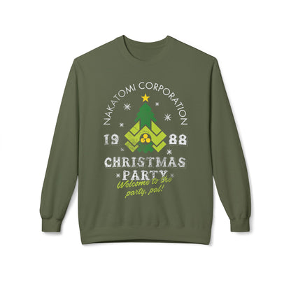 Die Hard 'Nakatomi Corporation 1988' Holiday Crewneck Christmas Party Sweatshirt