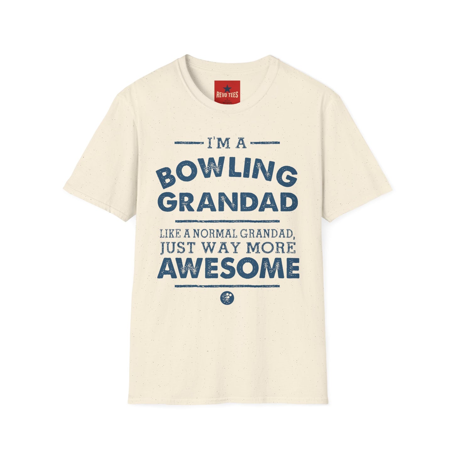 Bowling Grandad T-Shirt — "I'm a Bowling Grandad" Retro Dad Gift